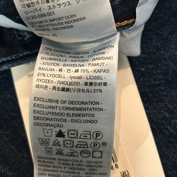 Levi’s Ribcage Straight Ankle Jeans, Sz 28x27, NWT - Picture 5 of 8